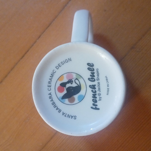 French Bull Jackie Shapiro Espresso Cup Saucer Set Ceramic Multi-color Floral - Picture 7 of 12
